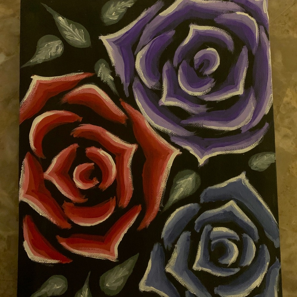 Handmade canvas painting